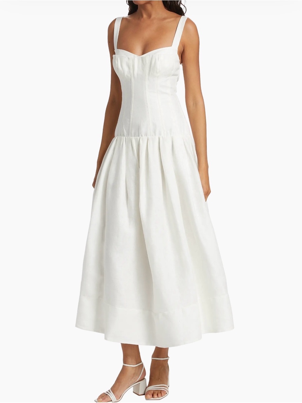 NICHOLAS MAKENNA Linen Corset Dress - Picture 5 of 8